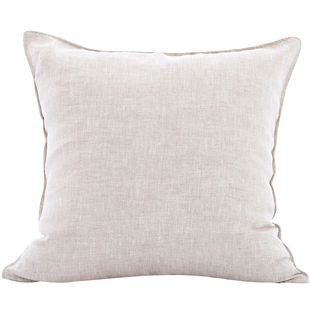 法国进口原料纯亚麻抱枕套可定制不含芯简约客厅沙发靠背靠垫套