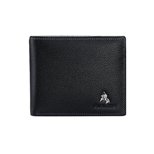 正品保罗钱包男士真皮短款钱夹2026新款男生高级纯牛皮男银包皮夹