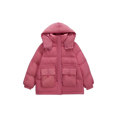 真维斯轻薄鸭绒羽绒服女秋冬短款