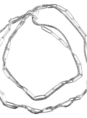 星图925银男女原创编织项链新款