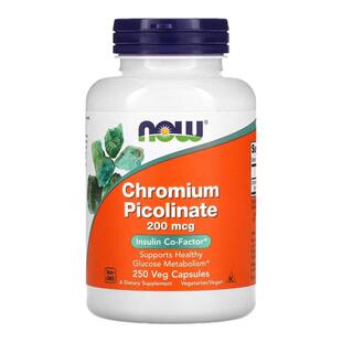 NowFoods诺奥吡啶甲酸铬胶囊守护血管健康