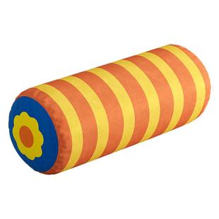 童趣乐园沙发抱枕客厅圆柱短毛绒扶手枕高级感多巴胺波浪床头靠垫