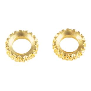 S925纯银花朵车轮隔珠散珠隔片DIY饰品配件手链项链材料带钻垫片