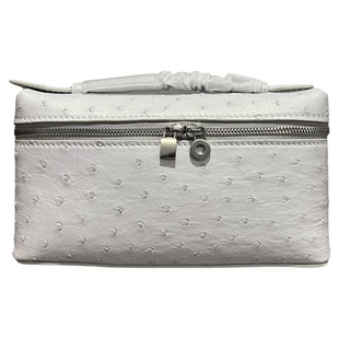 LP鸵鸟皮蜡线百搭气质高雅优雅手提单肩斜挎包化妆包