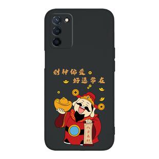 财神适用oppoA55手机壳A56/A55s新款5G硅胶OPPO套0pp0ppoa全包oppoPFVM防摔555g男pemm20女PFVM10财神爷发财