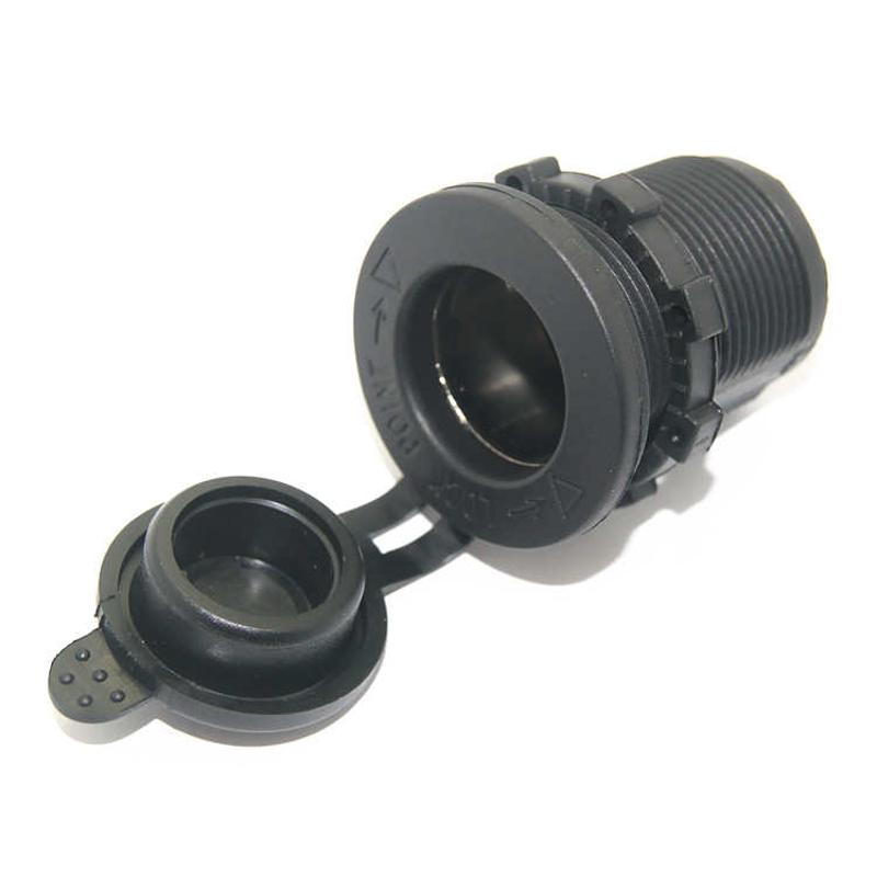 12-24V汽车改装车充点烟器总成车载USB充电器电压显示表取电组合