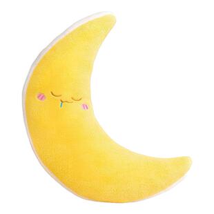 艾斯德创意太阳月亮毛绒睡觉夹腿抱枕沙发客厅装饰靠枕床头靠垫