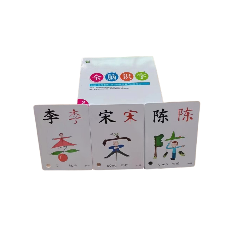 全脑记忆看图幼儿认知识字卡片