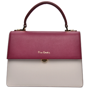 皮尔卡丹牛皮2025新款女包手提单肩质感上班通勤小包包送女友礼物