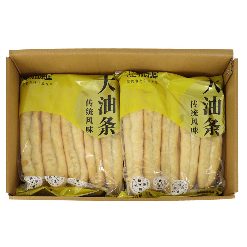 半成品空心大油条100根商用批发