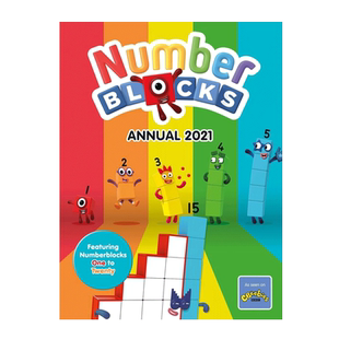 Numberblocks Annual 2021 数字积木字母积木动画年鉴2021 英文原版进口 儿童早教认知游戏书 启蒙图画书精品童书 又日新