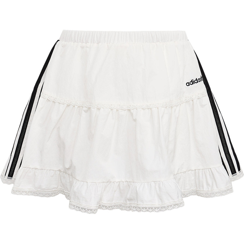 Adidas/阿迪达斯官方正品夏季女士中腰宽松休闲简约短裙LF1191