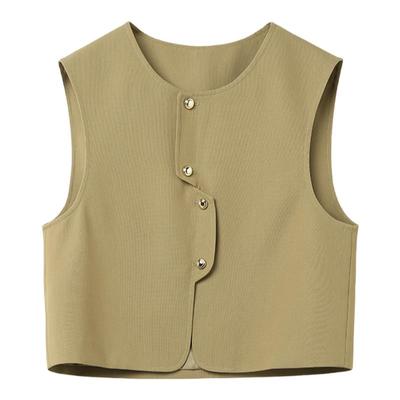 gcrues百搭时尚马甲纯色