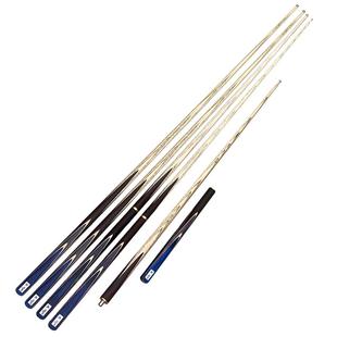 奥秘蓝孔雀台球杆小头中式黑8斯诺克球杆分体中式八球杆蓝雀通杆