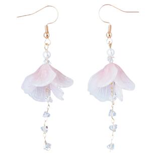 热缩耳环合集 新中式国风热缩花耳饰古风旗袍汉服耳坠耳夹无耳洞