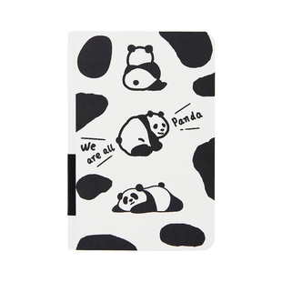 莱恩纸品方方本手账本原创设计加厚计划本打卡本萌宠团A6记事本日程多功能内芯weeks手帐本笔记本迷你口袋本