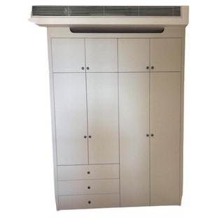 奶油白贴纸千年舟婷兰灰肤感衣柜翻新板材柜门贴膜兔宝宝壁纸柜子