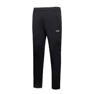 李宁羽毛球服AKLTC89透气舒适吸汗运动比赛男女款黑色长卫裤春季