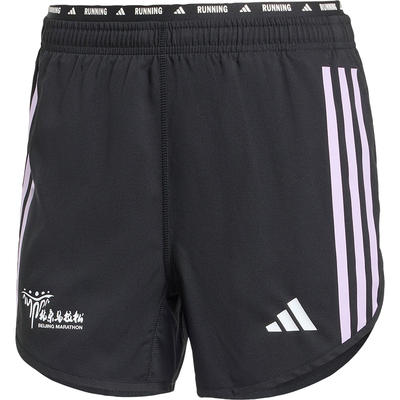 Adidas/阿迪达斯正品2026春季款女士经典松紧腰跑步短裤KE6254