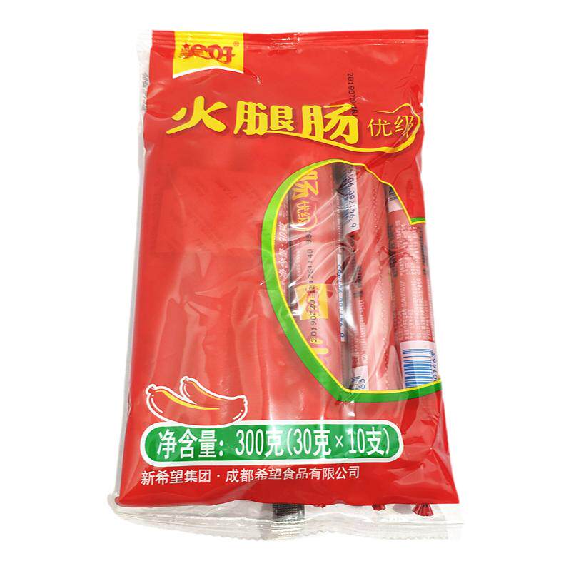 美好火腿肠300g/袋30g泡面零食