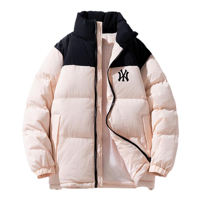 MLBNY羽绒棉服女加厚情侣外套男