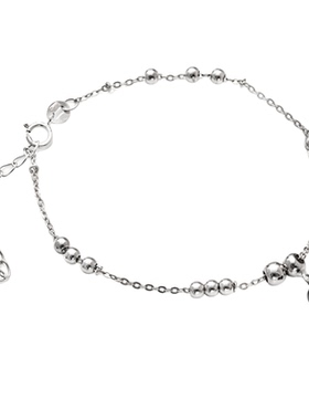 黑玛瑙珠小众设计手链925纯银