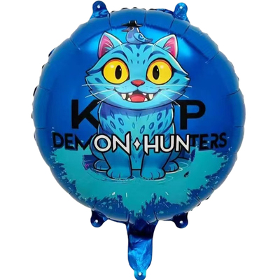 【KPOP猎魔女团气球+背景布】