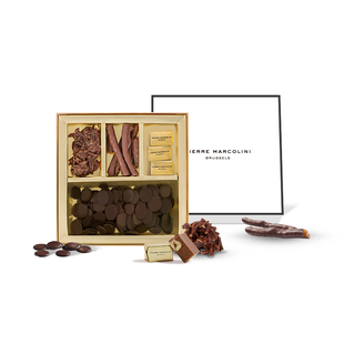 PM比利时混合零嘴橙丝坚果黑巧克力高端零食礼盒送礼伴手新年礼物