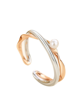 宝茉女士S925法式莫比乌斯戒指斯