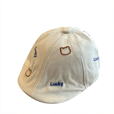 宝宝个性洋气遮阳贝雷帽