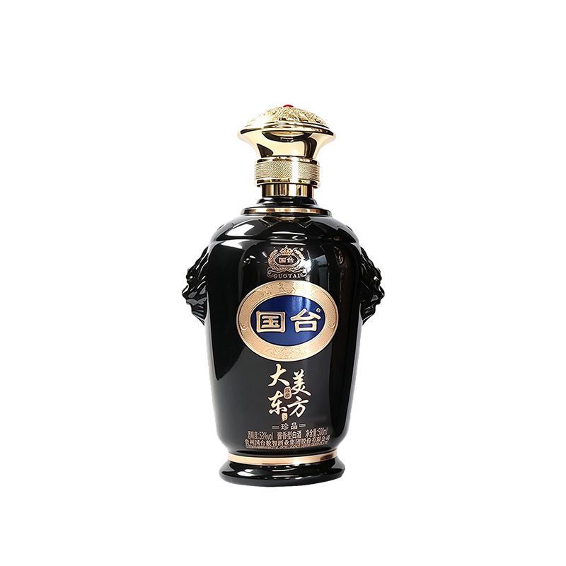 【6瓶整箱】国台大美东方53度酱香型白酒500ml*6纯粮酒宴请送礼