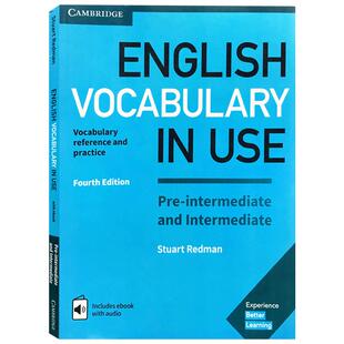 配答案电子版【VIU剑桥英语词汇在用中级上册】 English Vocabulary in Use Pre-intermediate英文原版工具书grammar同系列gramma