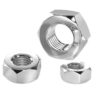 304不锈钢美制英制螺母大全 UNF细牙六角螺帽英制细牙螺帽1/4-1/2