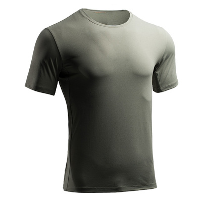 【两件更优惠】龙牙秘纤短袖圆领T恤加强版吸汗透气夏季纯白色T恤