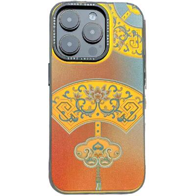 清风敦煌丨言西原创丨imd镭射手机壳国风新中式小众高级艺术感iphone15promax14/13/苹果1211手机套