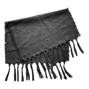 WOOKEN苎麻棉餐垫手工流苏须边餐巾盖布名宿样板房美食摄影北欧