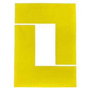 5S定位贴6S管理地贴物品L型四角定位胶防滑耐磨抢救治疗车输液车工厂仓库办公室医院分区管理地贴标识标示贴