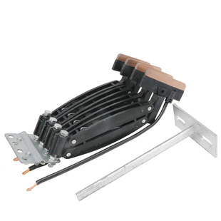 无接缝滑触线用集电器 三级/四级60A无锡无接缝集电器 高含铜碳刷