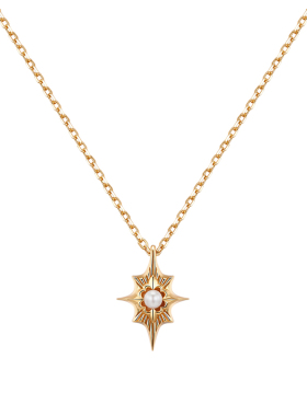 森吾《欧若拉》星光珍珠银项链