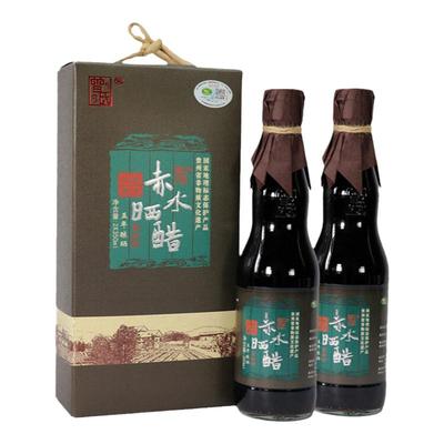 5年曾氏赤水晒醋陶缸烹饪凉拌瓶装家用零添加地标晒醋传统陈醋