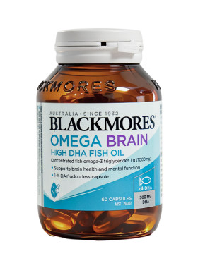 Blackmores澳佳宝4倍鱼油成人omega3欧米伽含DHA四倍软胶囊60粒