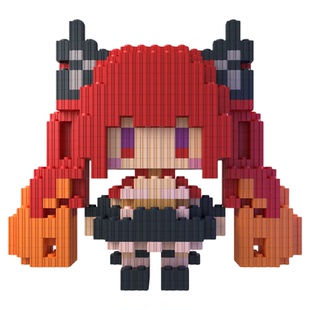 同人二创王者Vol2积木人仔系列拼装玩具高难度小颗粒益智手办模型