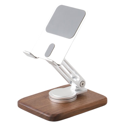 实木桌面铝合金手机支架2025新款