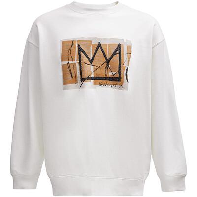 SEASONHIGH BSQ联名秋冬款男士卫衣圆领宽松休闲胶印长袖卫衣男装