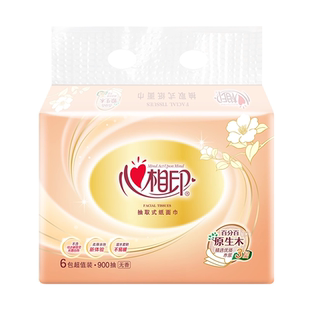 心相印抽纸150抽3层168×190大尺寸抽纸家庭装m码6包一提整箱批发
