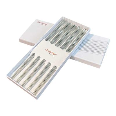 高级哑光质感防霉316L筷子不锈钢