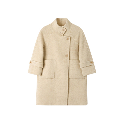 儿童双面羊毛大衣秋冬新款