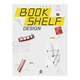 【现货】书架设计 Bookshelf Design  产品设计 创意书架设计作品集 英文原版图书书籍进口