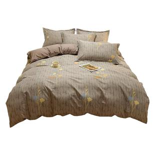 2025新款四件套非全棉纯棉磨毛加厚床单被套床笠南通家纺床上用品