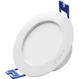 欧普led筒灯4w6w嵌入式天花灯客厅吊顶PC性价比孔灯桶灯8公分家用